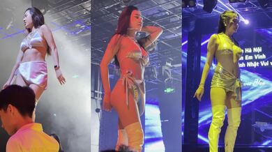 【越南夜店12】现场热舞 奶子几乎全漏 超性感刺激 (7)